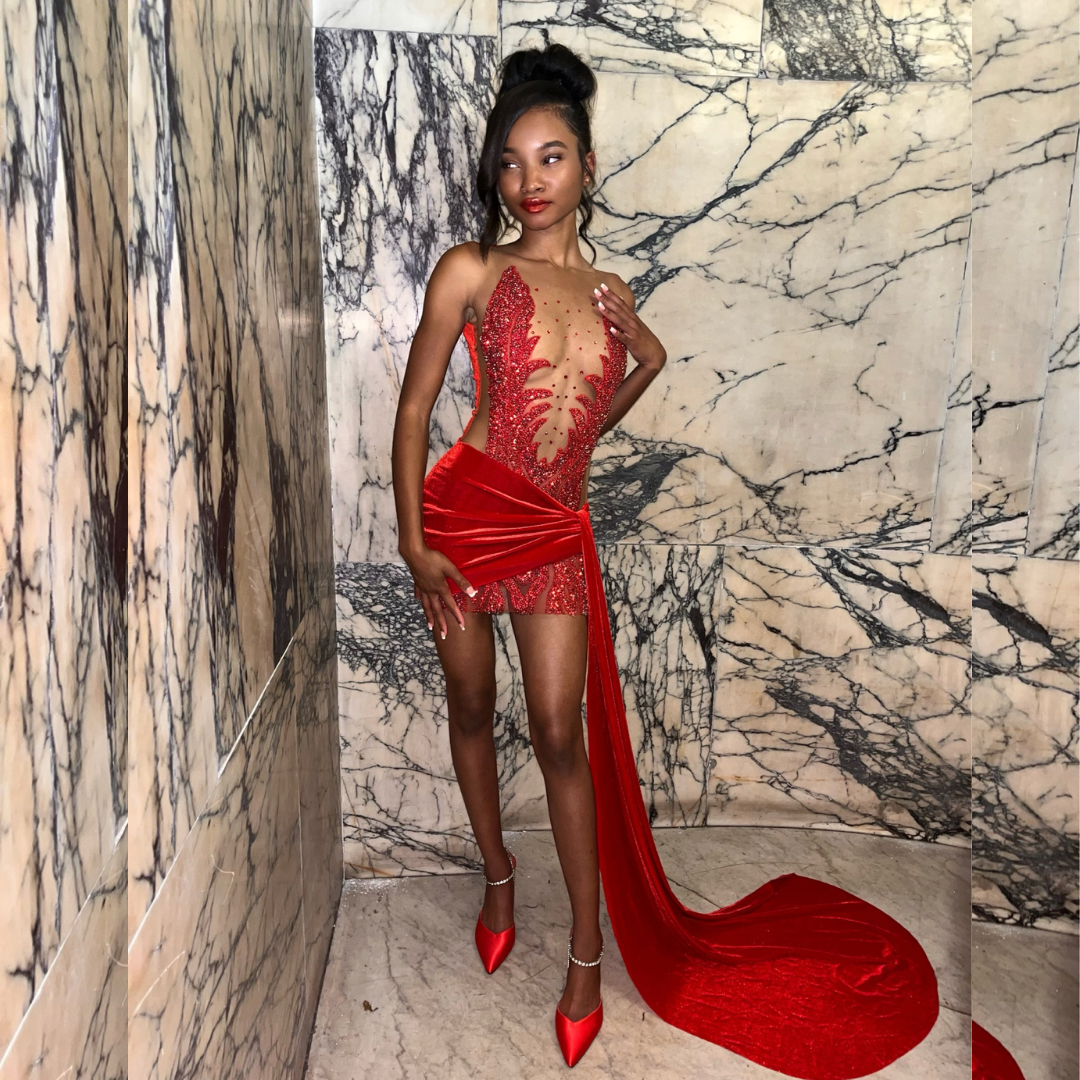 Velvet sales rhinestone dress